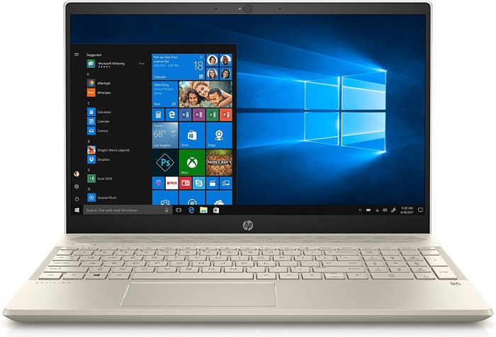 Ноутбук HP Pavilion 15-eh1061ua 15.6" FHD IPS AG, AMD R5 5500U, 16GB, F512GB, UMA, DOS, золотистий