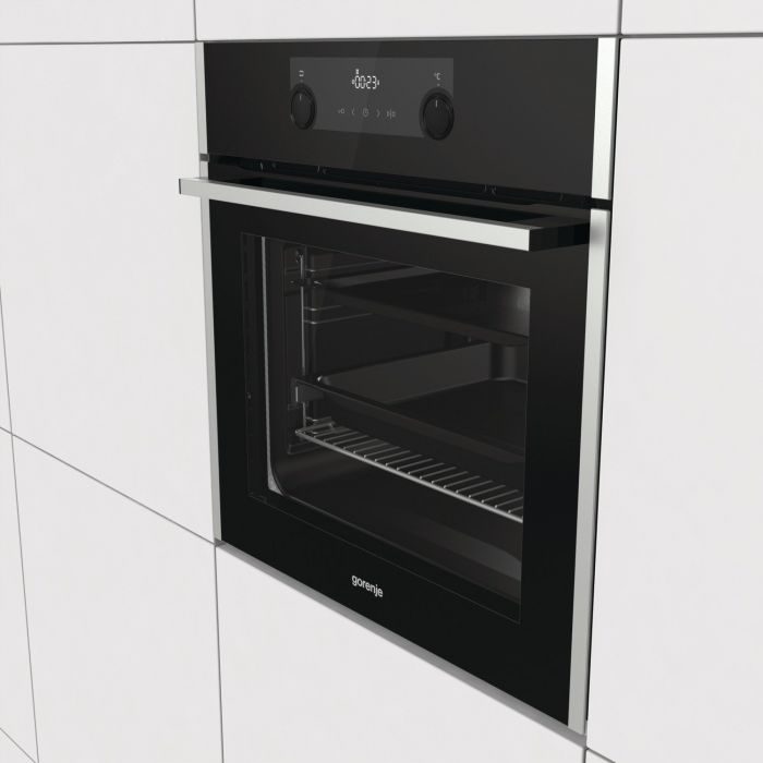 Духовка Gorenje BOP737E20XG/ 70 л./A-10% /піроліз/гриль/таймер/програматор IconLED/нержав.