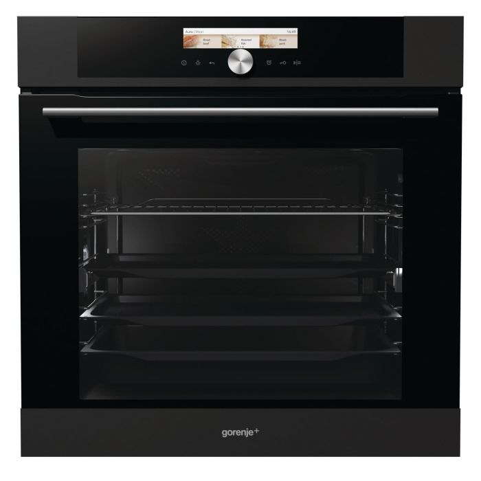 Духовка Gorenje GP898B/піролітичне очищування/сенсорний програматор/71 л/ гриль/чорний