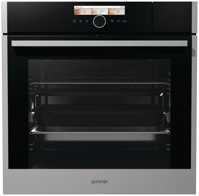 Духова шафа Gorenje BCS798S24X/з функцією пароварки/електронне упр./ нержав.сталь