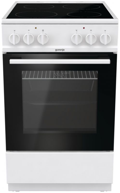 Плита Gorenje EC5151WG/склокераміка/ 50х60/ духовка - 70 л/гриль/ багаторівневе приготування/ білий