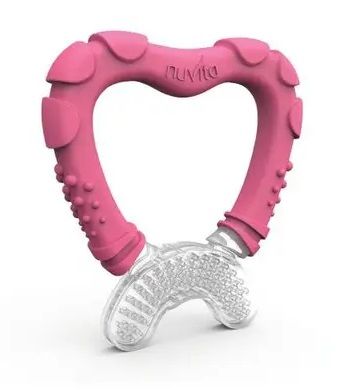 Гризунок-прорізувач для зубів Nuvita 4м+ рожевий NV7006COOLPINK