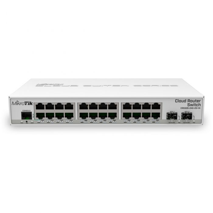 Комутатор MikroTik Cloud Router Switch CRS326-24G-2S+IN