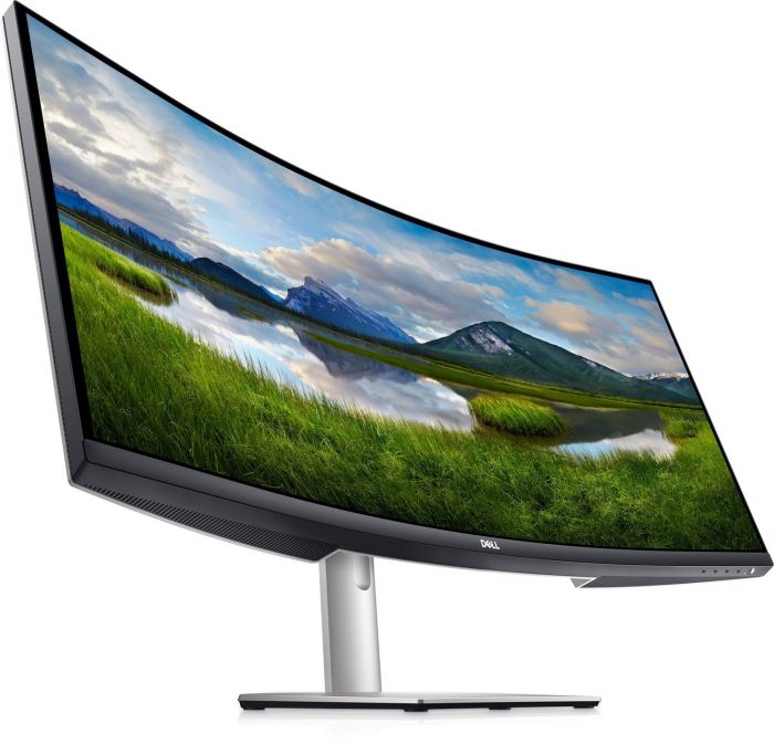 Монітор LCD 34" DELL S3422DW 2xHDMI, DP, USD3.0, MM, VA, 3440x1440, CURVED, 99%sRGB, HAS, FreeSync