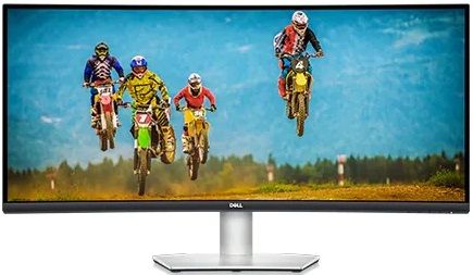 Монітор LCD 34" DELL S3422DW 2xHDMI, DP, USD3.0, MM, VA, 3440x1440, CURVED, 99%sRGB, HAS, FreeSync