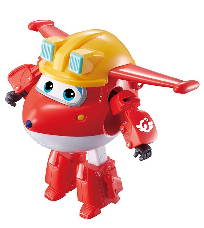 Ігрова фігурка-трансформер Super Wings Transforming Build-It Jett, Джетт будівельник