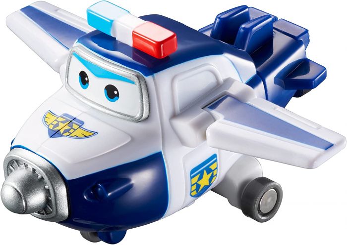 Ігровий набір Super Wings Transform-a-bots, 4 фігурки-трансформери, Джетт, Пол, Астра, Донні будівельник