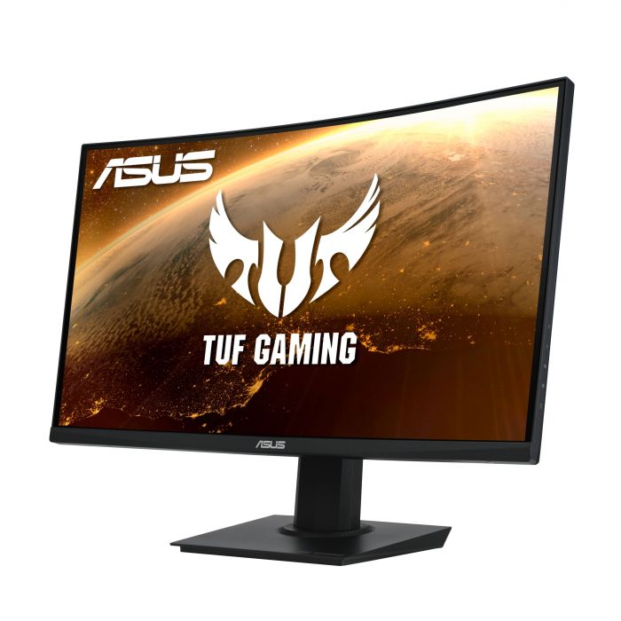 Монітор Asus 23.6" TUF Gaming VG24VQE 2xHDMI, DP, VA, 165Hz, 1ms, CURVED, FreeSync