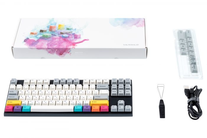 Клавіатура Varmilo MA87M V2 CMYK EC Sakura V2 RU