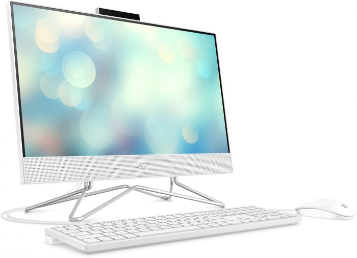 Персональний комп'ютер-моноблок HP All-in-One 21.5FHD IPS AG/Intel i3-1125G4/8/256F/int/kbm/DOS/White