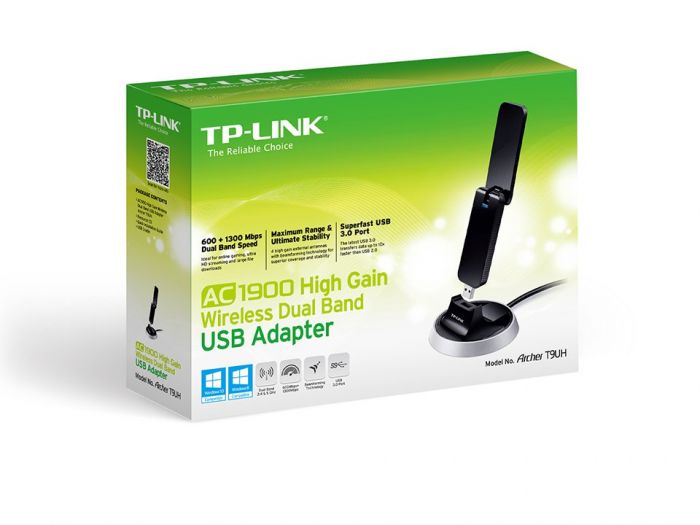 WiFi-адаптер TP-LINK Archer T9UH AC1900 USB3.0 ext. ant