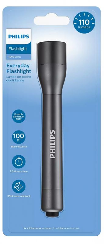 Ліхтар Philips Ручний SFL4002T, IPX4, 110 люмен, до 100 метрів,  2хАА