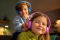Навушники Philips Kids TAK4206 On-ear Colored light panels Wireless Mic Синій
