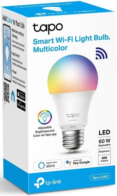 Розумна багатокольорова Wi-Fi лампа TP-LINK Tapo L530E N300