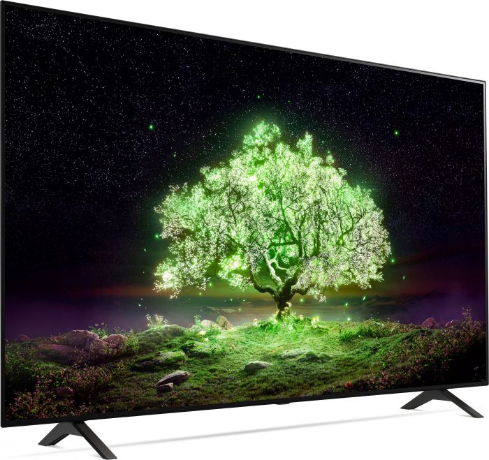 Телевiзор 48" OLED 4K LG OLED48A16LA Smart, WebOS, Чорний