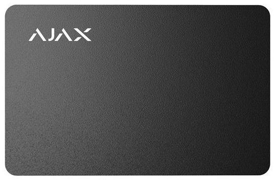 Безконтактна картка Ajax Pass чорна, 100шт