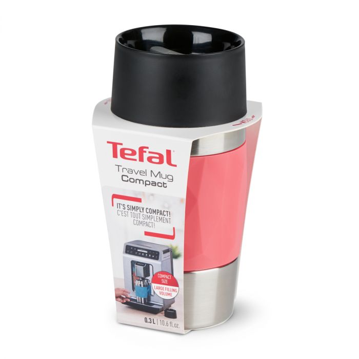 Термочашка Tefal Compact Mug 300 мл червона, нерж.сталь