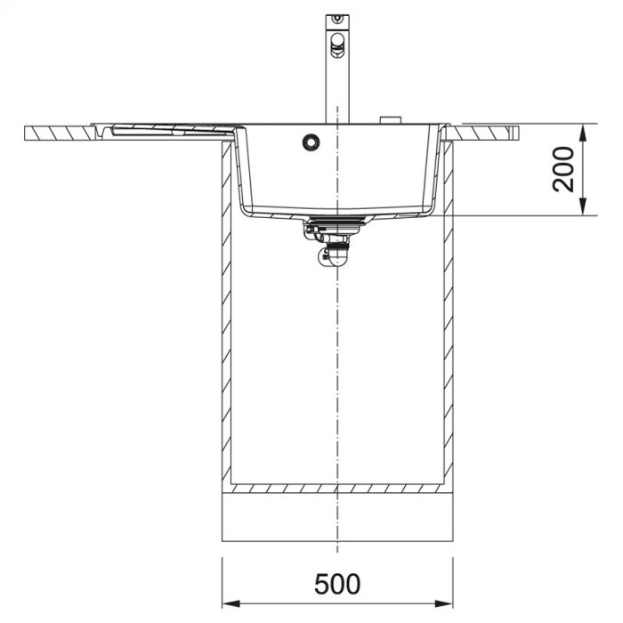 Кухонна мийка Franke Centro CNG 611-78 TL/ 114.0630.479/необоротна/ фраграніт/ 780х500х20/онікс