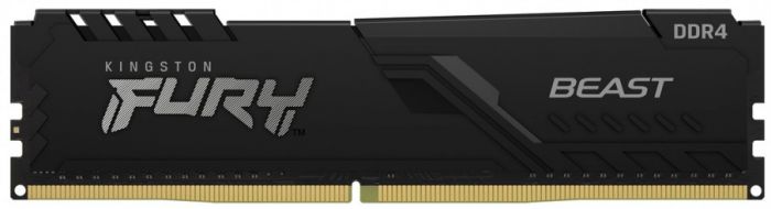 Пам'ять ПК Kingston DDR4  8GB KIT (4GBx2) 2666 FURY Beast