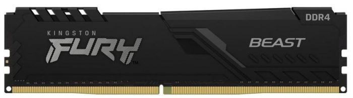Пам'ять ПК Kingston DDR4 16GB KIT (8GBx2) 2666 FURY Beast