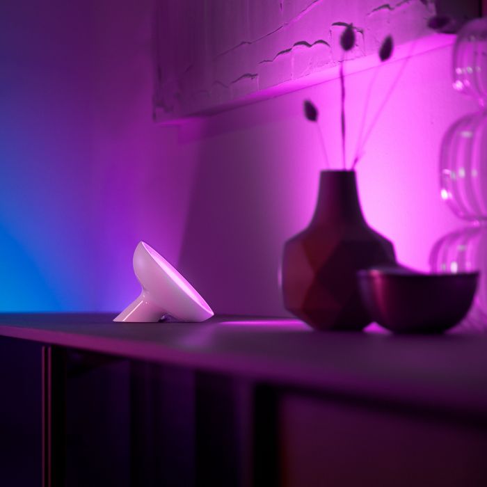 Настільний світильник Philips Hue Bloom, 2000K-6500K, RGB, ZigBee, Bluetooth, розумний, димування, білий