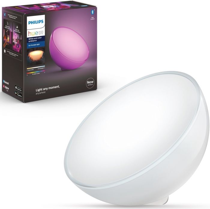 Світильник портативний Philips Hue Go, 2000K-6500K, RGB, ZigBee, Bluetooth, розумний, димування