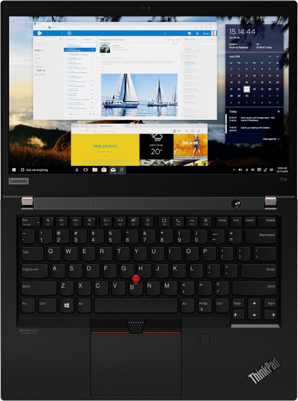 Ноутбук Lenovo ThinkPad T14 14FHD IPS AG/AMD R7 5850U/32/1024F/int/DOS
