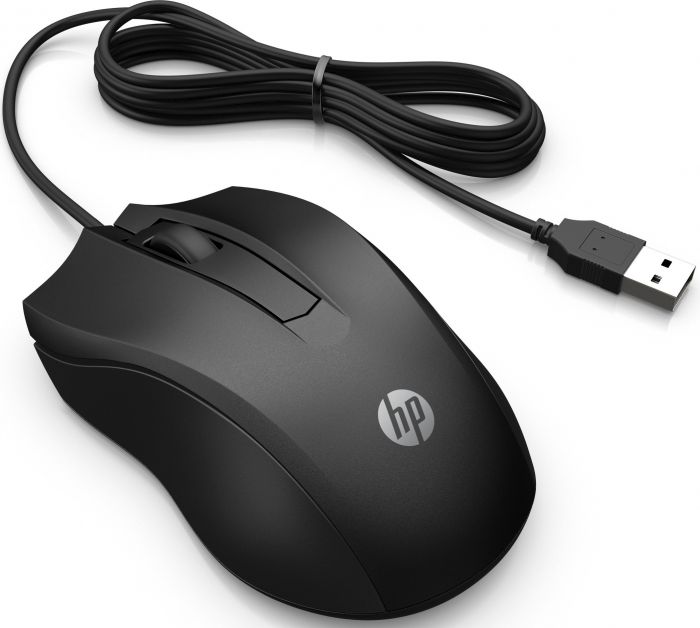 Миша HP 100 USB Black