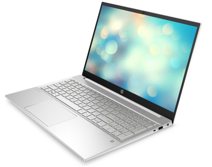 Ноутбук HP Pavilion 15-eh1063ua 15.6" FHD IPS AG, AMD R5-5500U, 16GB, F512GB, UMA, DOS, сріблястий