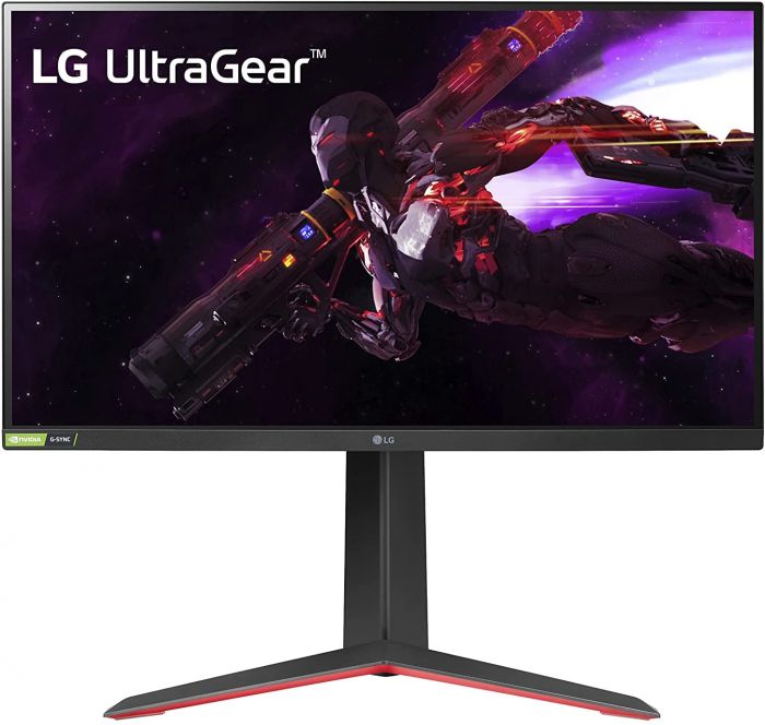 Монiтор LCD 27" LG 27GP850-B HDMI, DP, USB, Audio, NanoIPS, 2560x1440, 165Hz, 1ms, DCI-P3 98%, G-SYNC, FreeSync, Pivot, HDR400