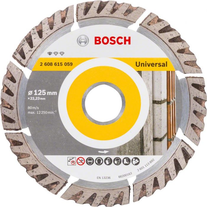 Диск алмазний Bosch Stf Universal 125-22.23, по бетону