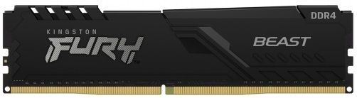 Пам'ять ПК Kingston DDR4 64GB KIT (16GBx4) 2666 Kingston FURY Beast Black