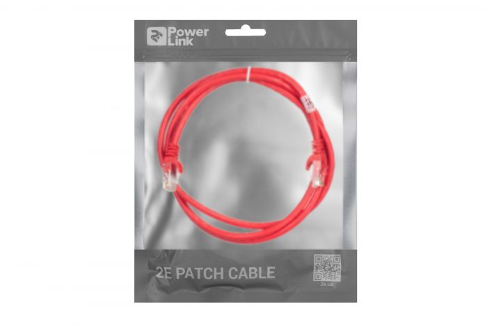 Патч-корд 2E Cat 6,UTP,RJ45, 26AWG ,7/0.16 Cu, 1.50 m, PVC,Red