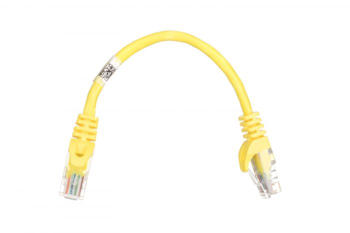 Патч-корд 2E Cat 5e,UTP,RJ45, 26AWG ,7/0.16 CCA, 0.20m, PVC,Yellow