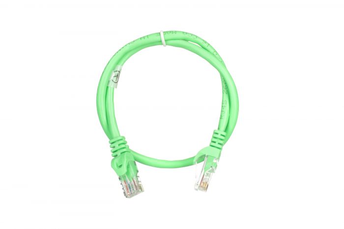 Патч-корд 2E Cat 5e,UTP,RJ45, 26AWG ,7/0.16 CCA, 0.50m, PVC,Green