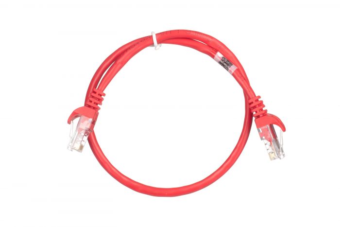 Патч-корд 2E Cat 5e,UTP,RJ45, 26AWG ,7/0.16 CCA, 0.50m, PVC,Red