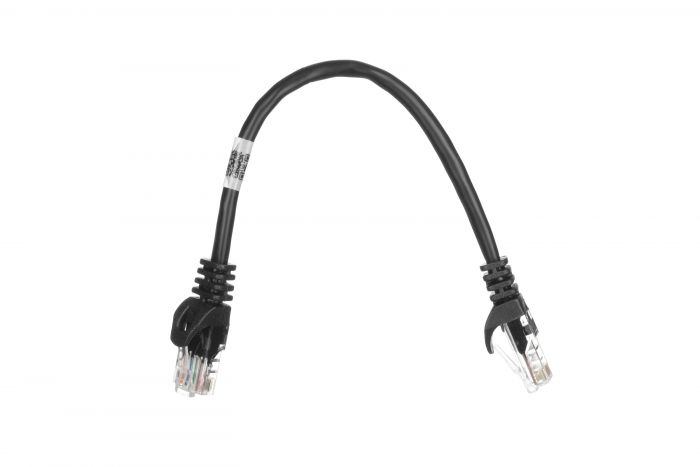 Патч-корд 2E Cat 5e,UTP,RJ45, 26AWG ,7/0.16 Cu, 0.20 m, PVC,Black