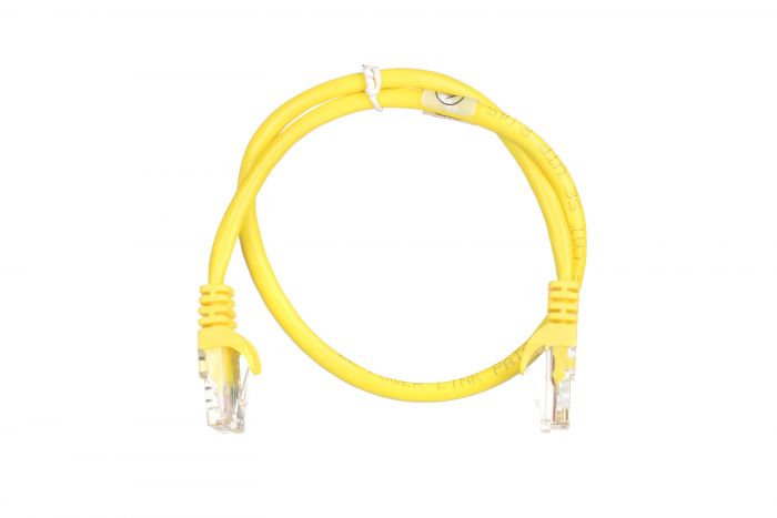 Патч-корд 2E Cat 5e,UTP,RJ45, 26AWG ,7/0.16 Cu, 0.50 m, PVC,Yellow