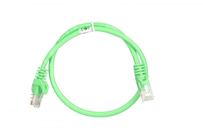 Патч-корд 2E Cat 5e,UTP,RJ45, 26AWG ,7/0.16 Cu, 0.50 m,PVC, Green