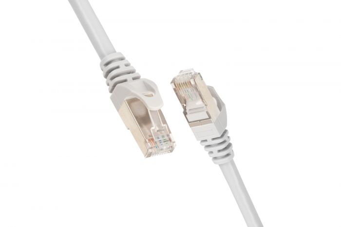 Патч-корд 2E Cat 6,S-FTP екран. фольга з обплетенням, RJ45, 4Х2 27AWG ,7/0.14 Cu, 1.50 m, PVC,Grey