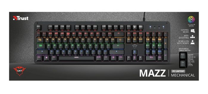 Клавіатура Trust GXT 863 Mazz Mechanical Keyboard