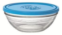 Контейнер круглий Lys з синьою кришкою 2400 мл (23 см) Контейнер круглий Lys з синьою кришкою 2400 мл (23 см)