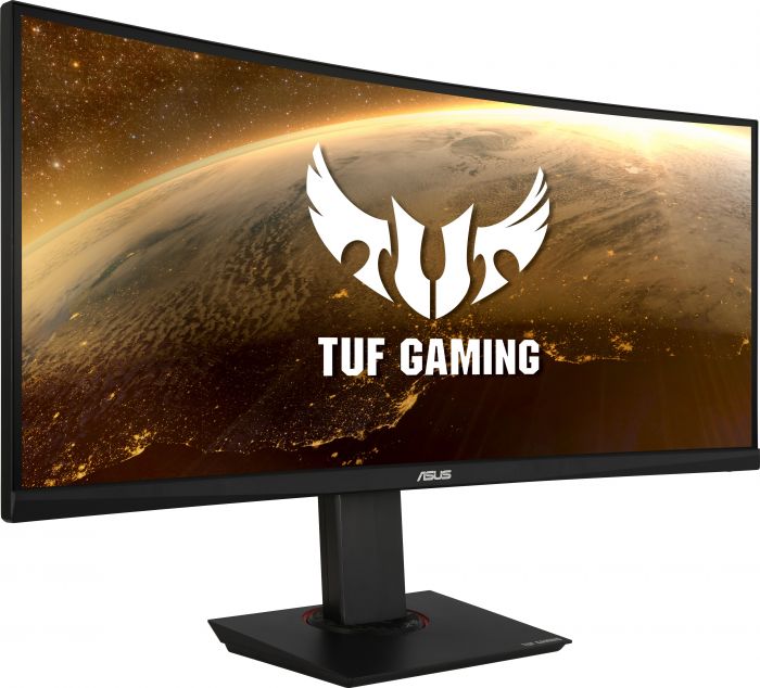 Монiтор LCD 35" Asus TUF Gaming VG35VQ 2xHDMI, DP, USB, Audio, IPS, 3440x1440, 100Hz, 1ms, CURVED, AdaptiveSync, HAS, HDR10