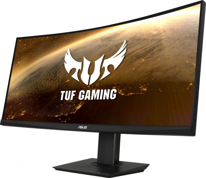 Монiтор LCD 35" Asus TUF Gaming VG35VQ 2xHDMI, DP, USB, Audio, IPS, 3440x1440, 100Hz, 1ms, CURVED, AdaptiveSync, HAS, HDR10