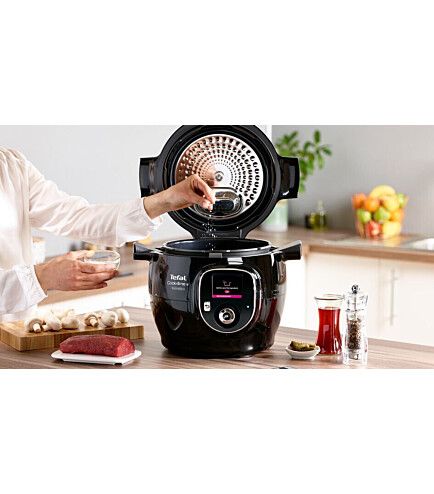 Мультиварка-скороварка TEFAL Cook4me+ Connect CY855830