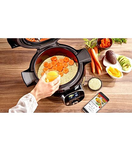 Мультиварка-скороварка TEFAL Cook4me+ Connect CY855830