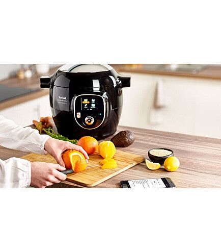 Мультиварка-скороварка TEFAL Cook4me+ Connect CY855830