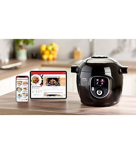 Мультиварка-скороварка TEFAL Cook4me+ Connect CY855830