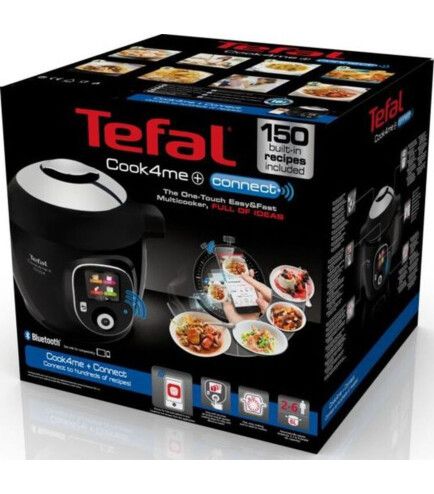 Мультиварка-скороварка TEFAL Cook4me+ Connect CY855830