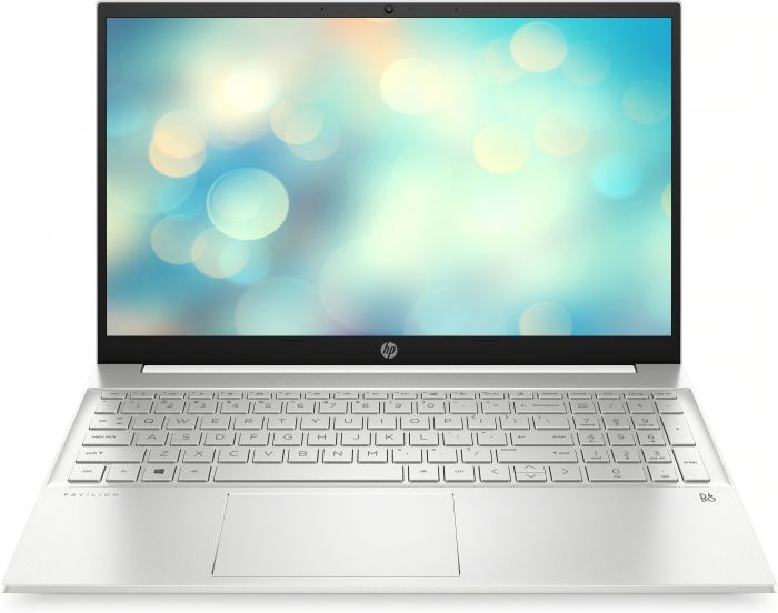Ноутбук HP Pavilion 15-eh1060ua 15.6" FHD IPS AG, AMD R5 5500U, 16GB, F512GB, UMA, DOS, білий